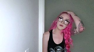 Pink pussy and ass kinky solo toy fun