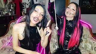 Halloween demons will brainwash you and put you completely under their control. Dominatrix Nika and DarkSpaceSolar. Mindfuck. Mi