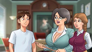 Summertime Saga reimagined with two Mrs. Smith by MissKitty2K