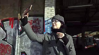 GERMAN SCOUT - Black Hair PAWG Glasses Girl Melli Venom