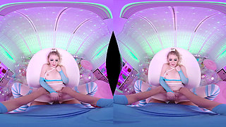 Kawaii Melody Marks Moans During Rough VR Fucking