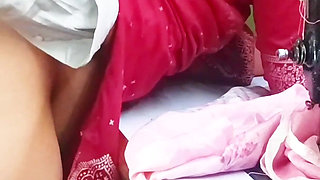 Tailor Girl’s Secret Fitting - When the Customer Gets Too Close