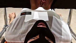 His tongue is my toilet paper, his throat is my toilet pipe