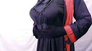 Indian beautiful hijabi muslim sexy bhabhi having sex with neighbor inside the room
