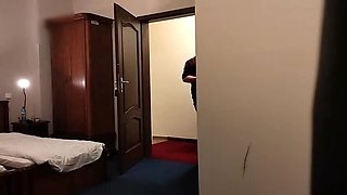 Pizza Delivery Guy Gets Surprise Flash From Horny Housewife - Big Tits & Puffy Nipples