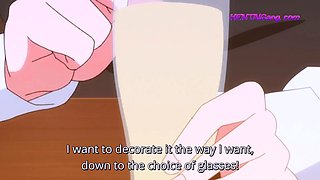 Bathroom sex - Ryota fucks Kanade under the shower