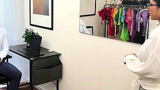 Yasmina Khan - Office Babe Hard Fuck With HR For Early