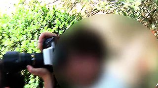 Czech amateur blowjob and fucking POV in public