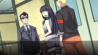 Kunoichi trainer sex scenes featuring Hinata's big assets in a gaming marathon