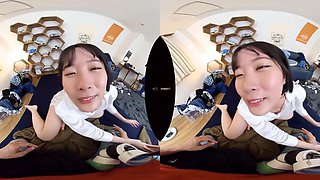 Asian frolic teen VR hot video