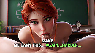 Busty MILF Squirts on Step Son's Cock