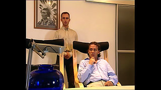 Blonde Babe Double Teamed Hard by Two Studs