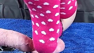 CBT on Cockbox with Socks and Feet, Ballbusting and Squeezing