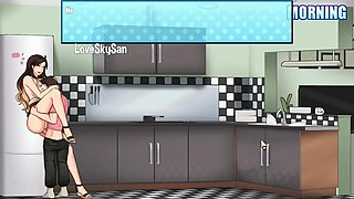 House Chores - Beta 0.12.1 Part 33 My Horny Step-aunt Sex in the Kitchen by Loveskysan