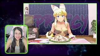 Furry animated sex game featuring wolf girl Priscy_Uwu gets hot and heavy