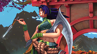 3D Akali Lol Pole Dance