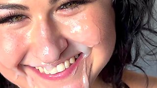 Josie Jaxxon's Facial Cumshot Compilation: Buxom BBW Gets Facialized In All Possible Ways