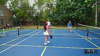 Selena Ivy's Tennis Encounter Ignites Wild Passion