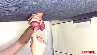 Mistress Points Finger at Balls and Bangs Them with Her Finger Easycbtgirl