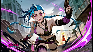 Busty Jinx Fucks Goku - Ai Parody