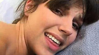 Extreme amateur pov blowjob by hot brunette latina