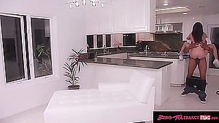 Small Handles Big Cock In Her Tiny Pussy With Mickey Violet And Isiah Maxwell