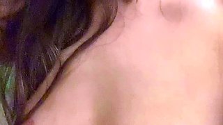 Small titted babe toys her pussy on webcam
