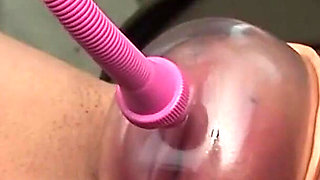 Hot babe gets her pussy pumped and smashed by huge cock outdoor