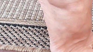 Amateur Blonde Mature Wife Enjoys Feet Worship