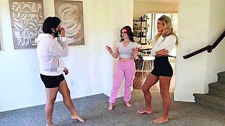 Femdom fetish bitch fuck and cumshot action with victim