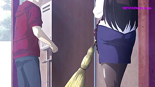 Accidentaly Hardcore Pussy Eating for Hairy LandLady - Anime Hentai - ENG Sub