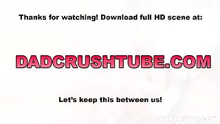 Madi Collins Gets Creampied By Stepdad After Hiding Her Suspension - Teen Stepdaughter Blowjob & Doggystyle