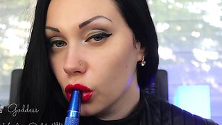 Cum to My Big Red Seduction and Big Hookah Smoke! 2