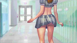 Cartoon babe Loveskysan69real gets down and dirty in bathroom hentai action
