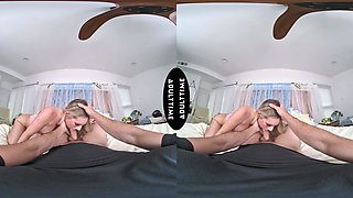 Bunny Madison moans on Dante Colle's big cock in vr