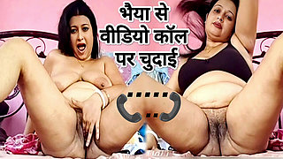 Desi Indian Hot Sexy Bhabhi Enjoying Desi Style Live Video Sex With Her Step Brother's Big Desi Cock.(Hindi Audio)