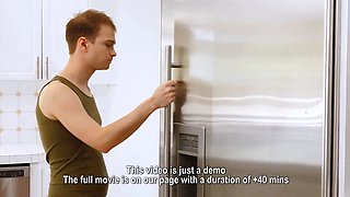 Hot maid cougar gets stuck in the washing machine - milfed