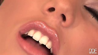 Nestling with her Toy