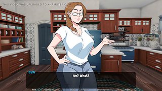 Creative butt-themed video game fun with a cartoon mom and wild blowjob adventures