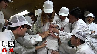 Rina Itou naughty Asian teen in hardcore group sex