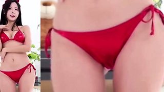 Kpop Habin Red bikini move guys high