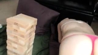 Lovely Amateur teen brunette masturbating outdoor
