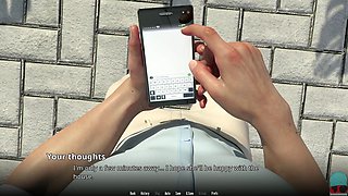 POV big titted mom in a 3D animated visual novel experience