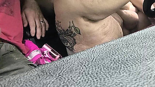 What Started off as Masterbating Int He Woods Got Her Sucking His Cock off Goid