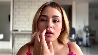 A slutty brunette has her sex-starved vagina banged with passion