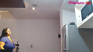 Stepmom BBW Latina Big Tits, Slow Motion Fans Only