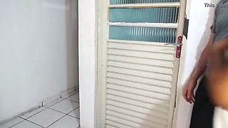 Blonde Latina Bruna Black Flashes Neighbor - POV Amateur Sex with Small Tits & Shaved Pussy