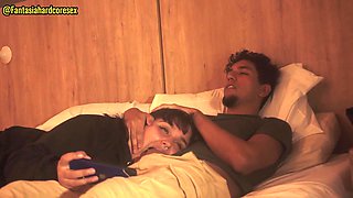 My stepsister swallows my dick after watching the movie, they almost discovered us!! FANTASIAHARDCORESEX X ALISONGONZALEZ26