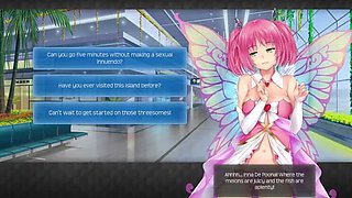 HuniePop 2 Threesome - Big Boobs & Big Ass Anime Hentai Game Fuck