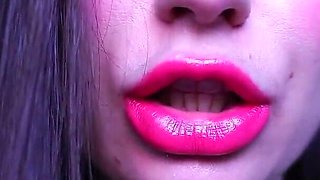 CEI Pink Lipstick Kiss + Spit Fetish Custom